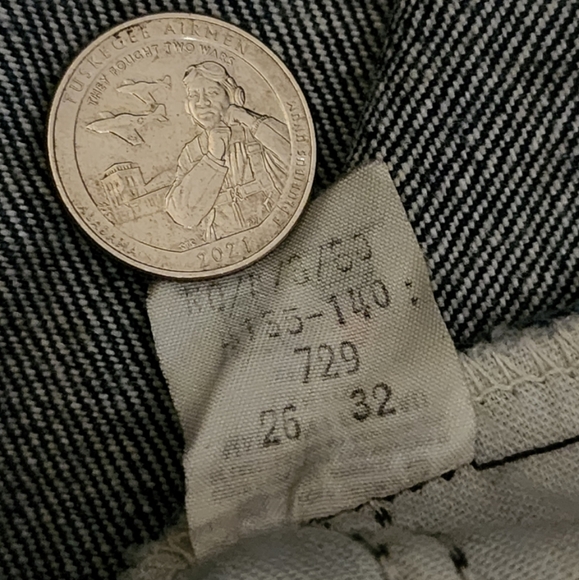 Vintage x 60s “made in Canada” Levi 50729-0217 Dark Blue Jean - Picture 10 of 11